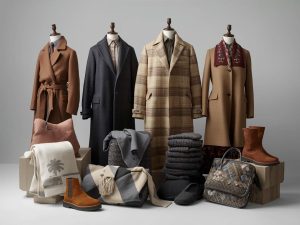 Fashion and apparel made from worsted and carded wool yarns
